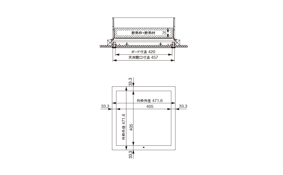 SPC-S4545BH1_寸法図